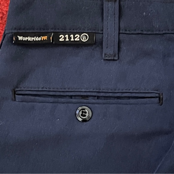 Workrite 34x29 Station Pants Fire Resistant 2112 Nomex ARC 7 Firefighter Navy - Picture 7 of 10